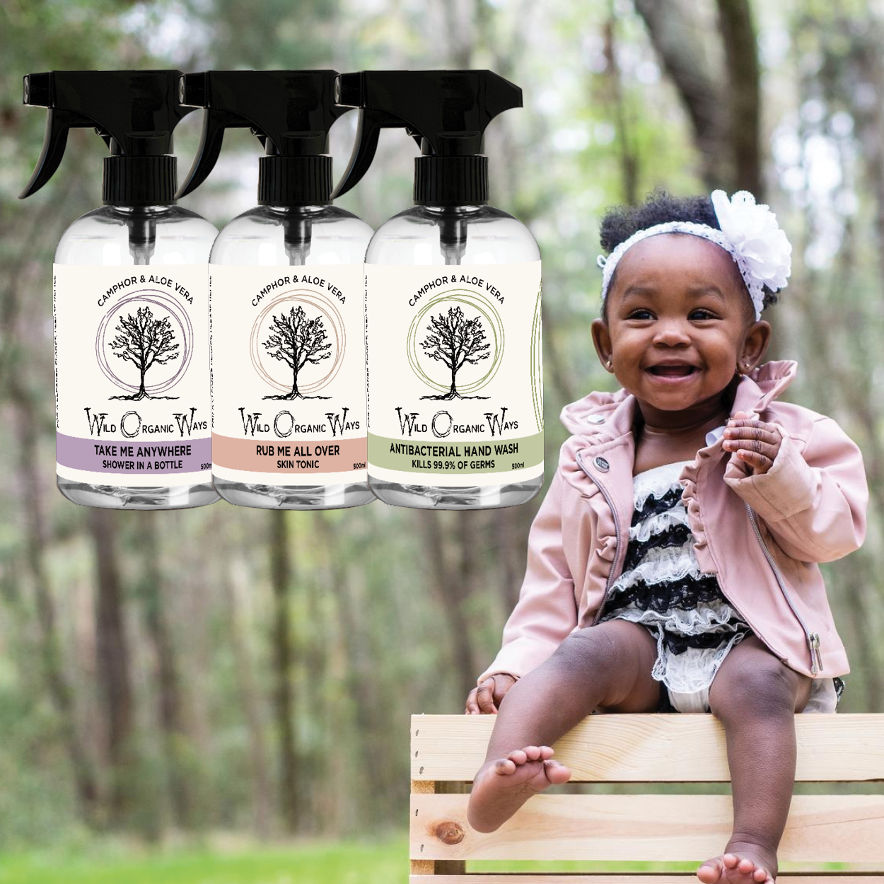 Newborn & Baby Clean & Care Trio – Wild Organic Ways