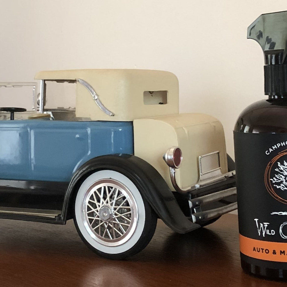 Wild Organic Wash Auto & Marine Cleaner.  A waterless car and boat cleaner