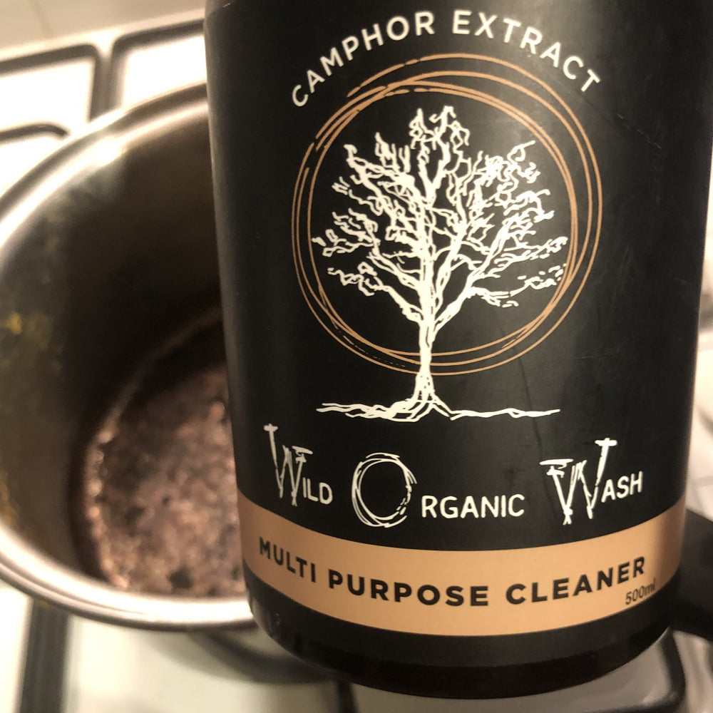 Multipurpose natural cleaner by Wild Organic Wash cleans almost anything