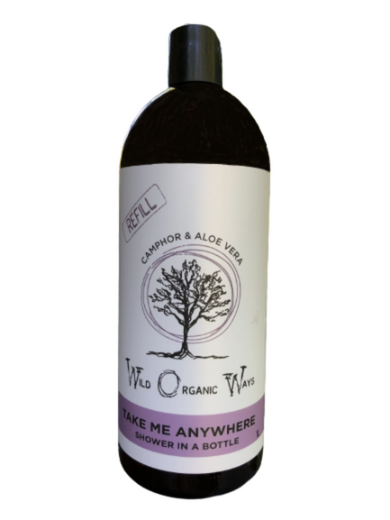 
                  
                    Wild Organic Wash Take Me Anywhere - Shower in a bottle 1 litre refill
                  
                